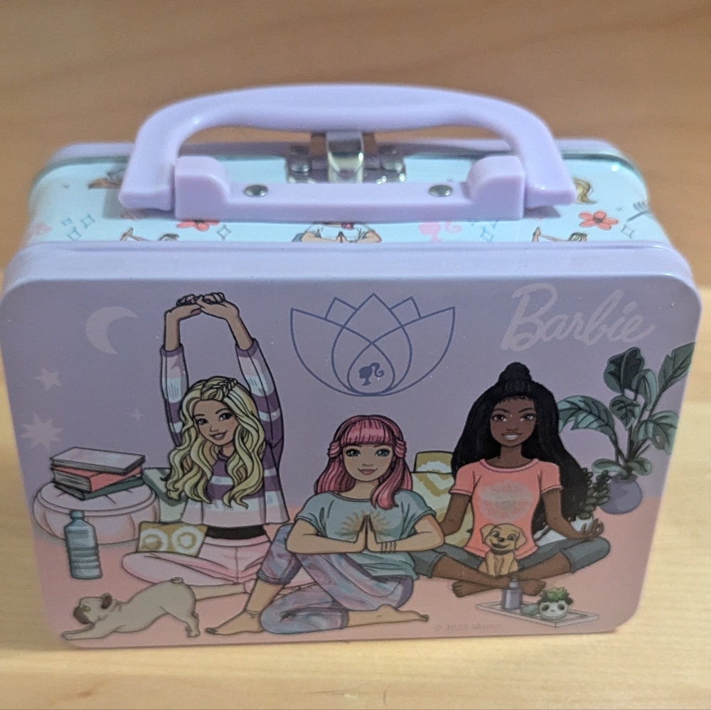 Barbie Puzzle In A Pastel Tin Box